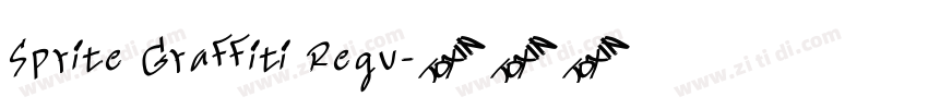 Sprite Graffiti Regu字体转换
